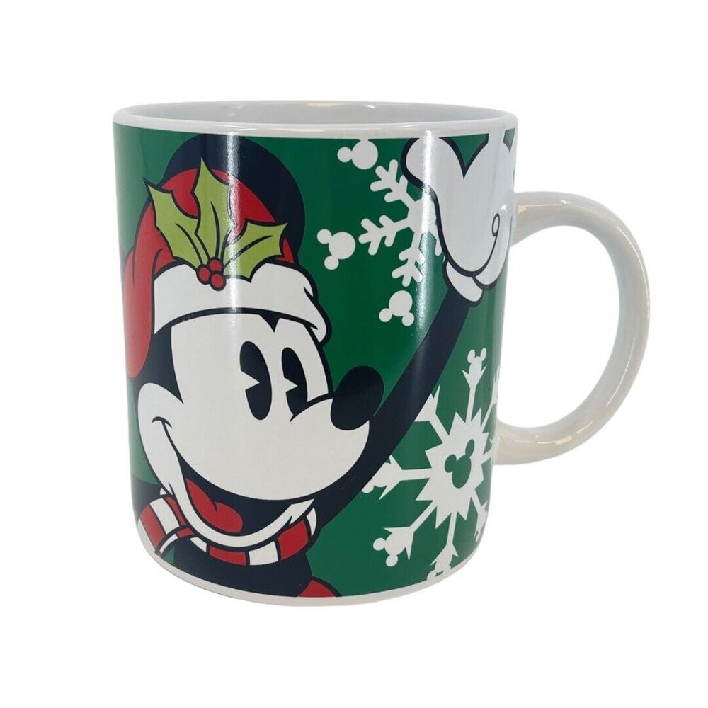 Disney Galerie Mickey Mouse Jumbo Holiday Coffee Mug 24oz Christmas Oversized
